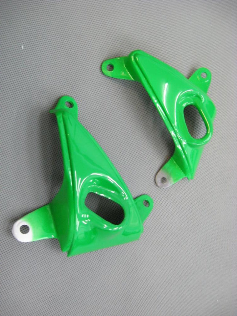 Carene Amotopart 2005-2006 Kawasaki ZX6R 636 Verde Nero No.56 Nakano Generico