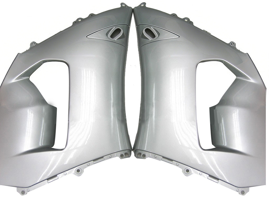 Carénages Amotopart 2005-2006 Kawasaki ZX6R 636 Argent Noir Ninja Generic