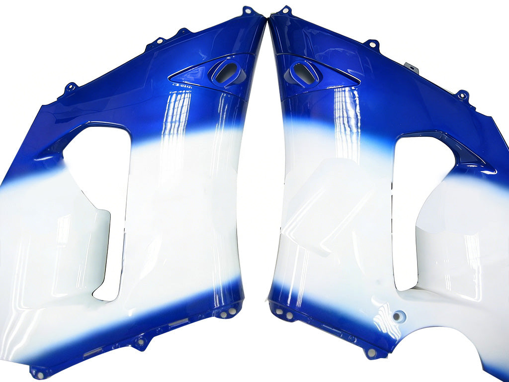 Owiewki Amotopart 2005-2006 Kawasaki ZX6R 636 Niebieski Biały West Generic