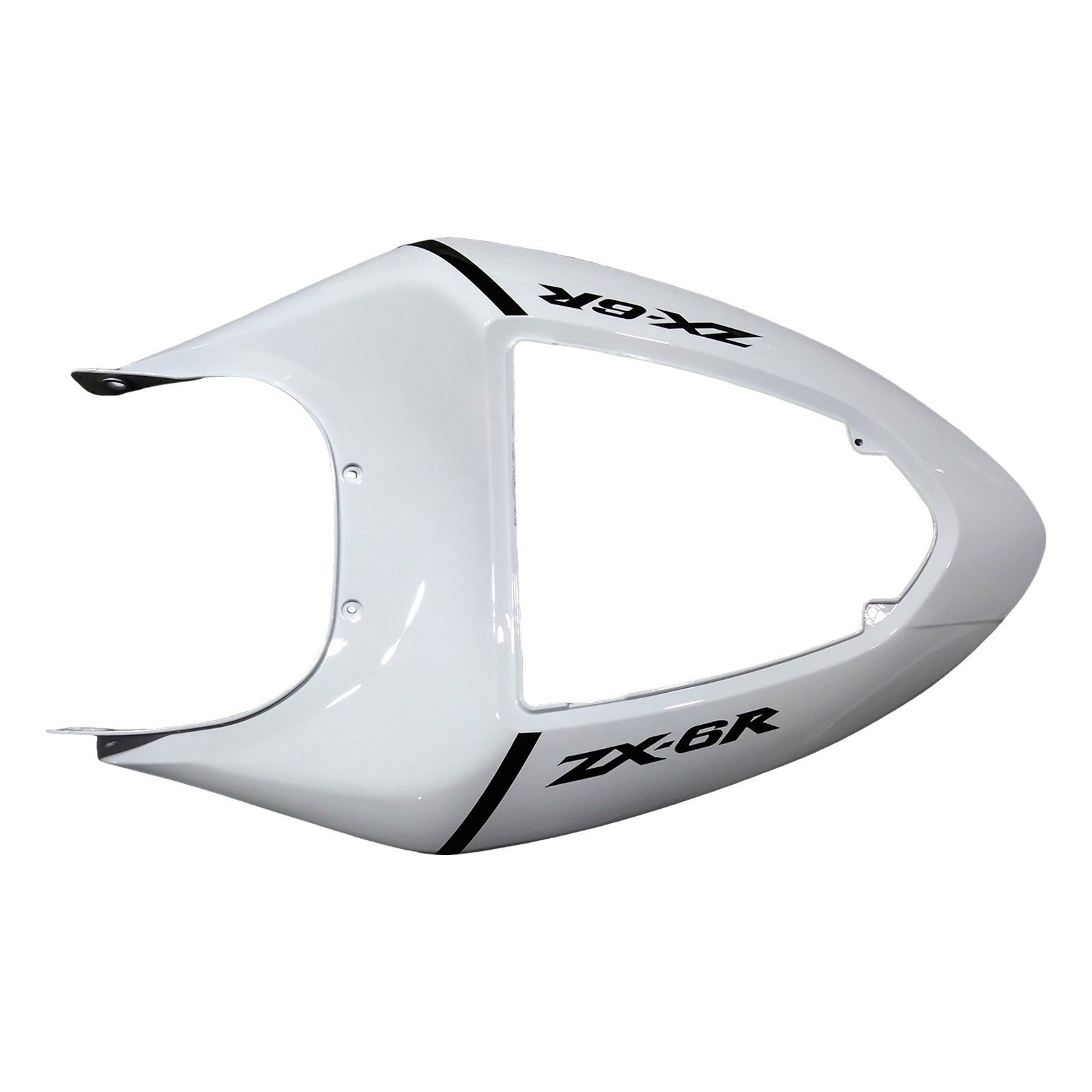 Carénages Amotopart 2005-2006 Kawasaki ZX6R 636 Blanc Noir Corona Generic