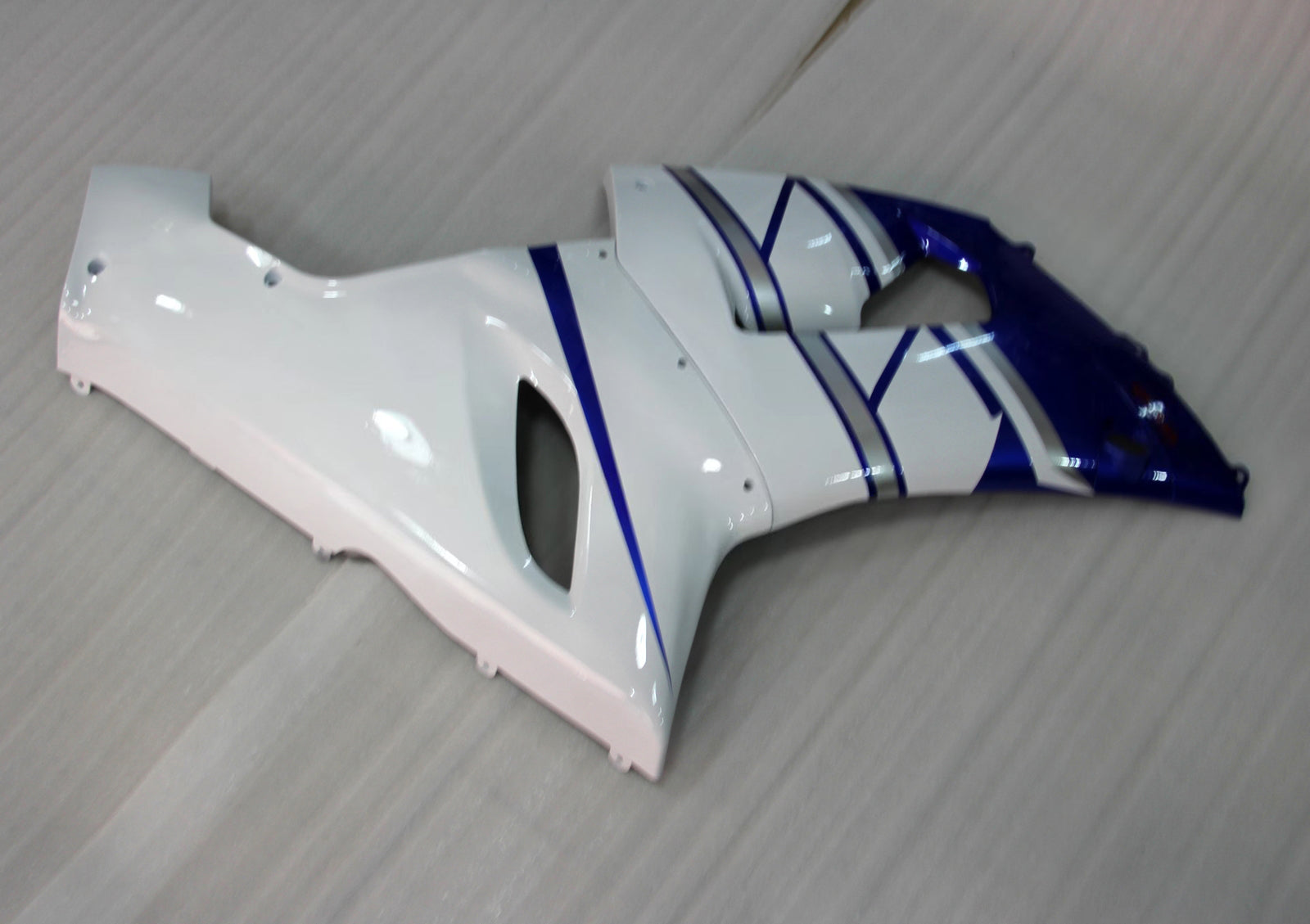 Carénages Amotopart 2005-2006 Kawasaki ZX6R ZX636 Bleu Blanc FIAT Generic