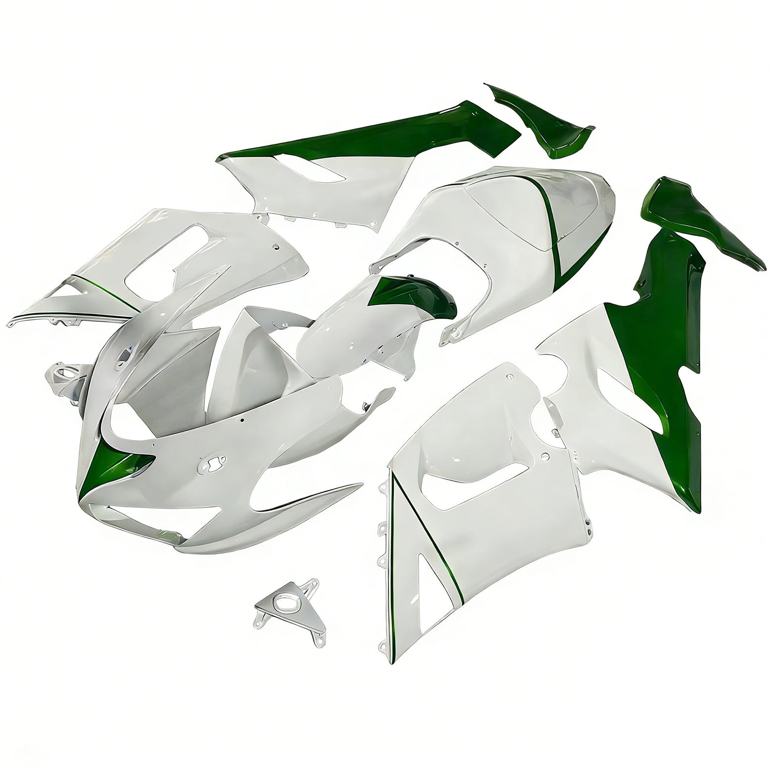 Amotopart Kawasaki ZX6R 636 2005-2006 ABS muovinen korin suojasarja