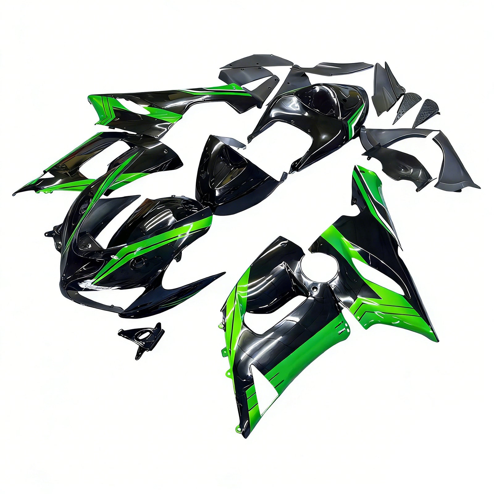 Amotopart Kawasaki ZX6R 636 2005-2006 Kit Carrosserie Plastic Abs