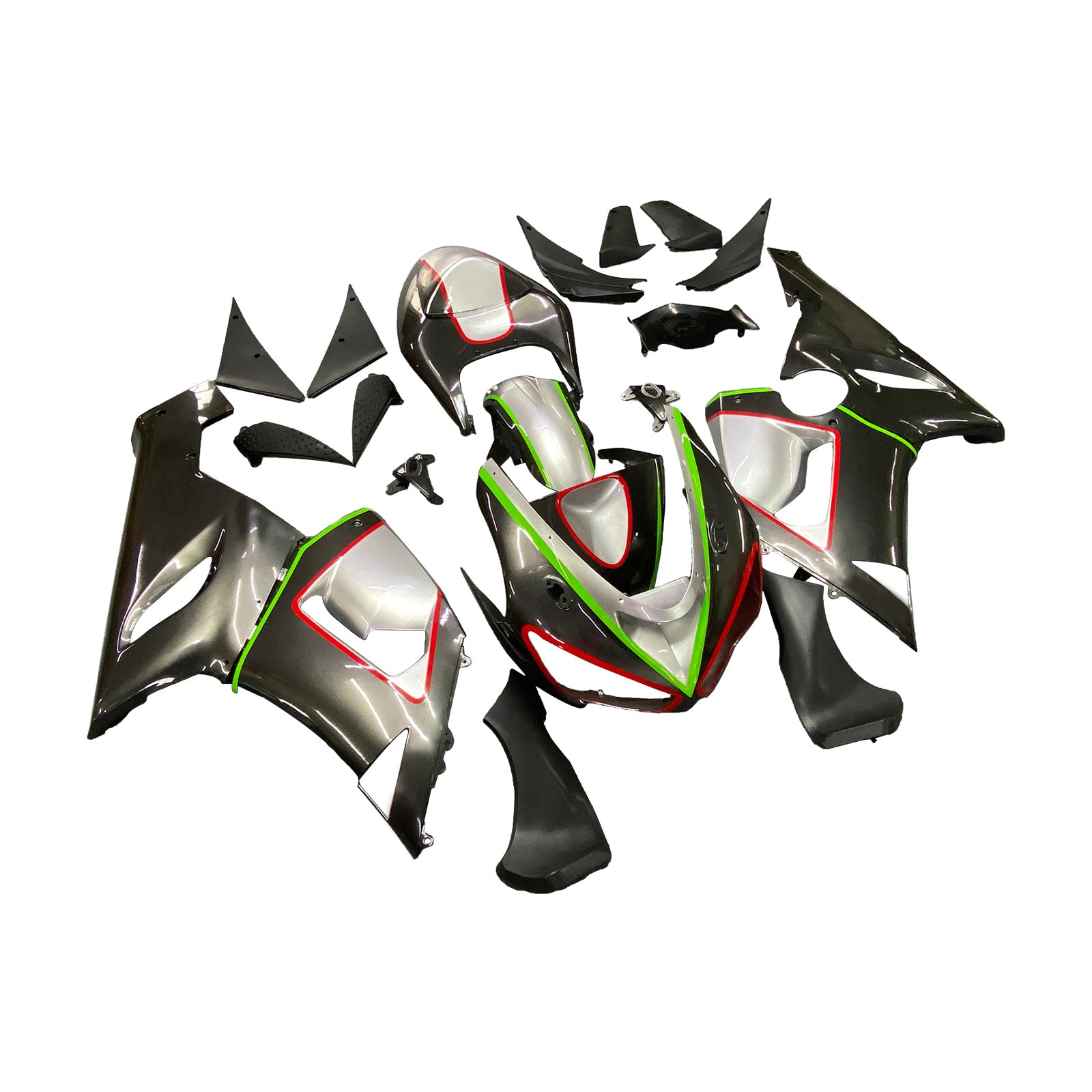 Kit de carénage Amotopart pour Kawasaki ZX6R 636 2005-2006 Générique