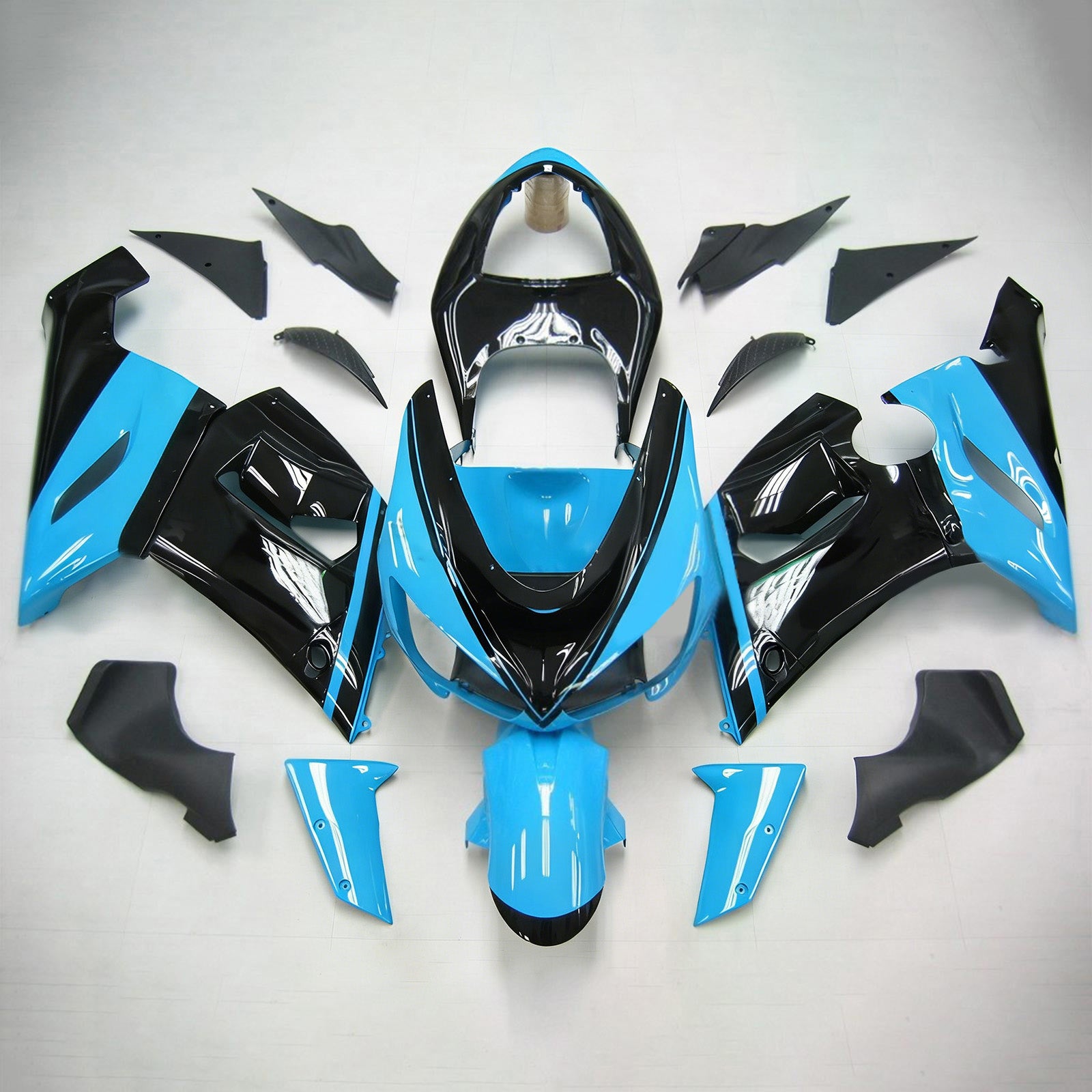 Kit de carénage Amotopart pour Kawasaki ZX6R 636 2005-2006 Générique