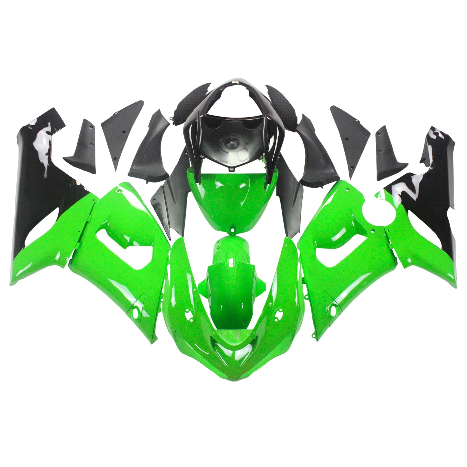 Amotopart Fairing Zestaw dla Kawasaki ZX6R 636 2005-2006 Ogólny