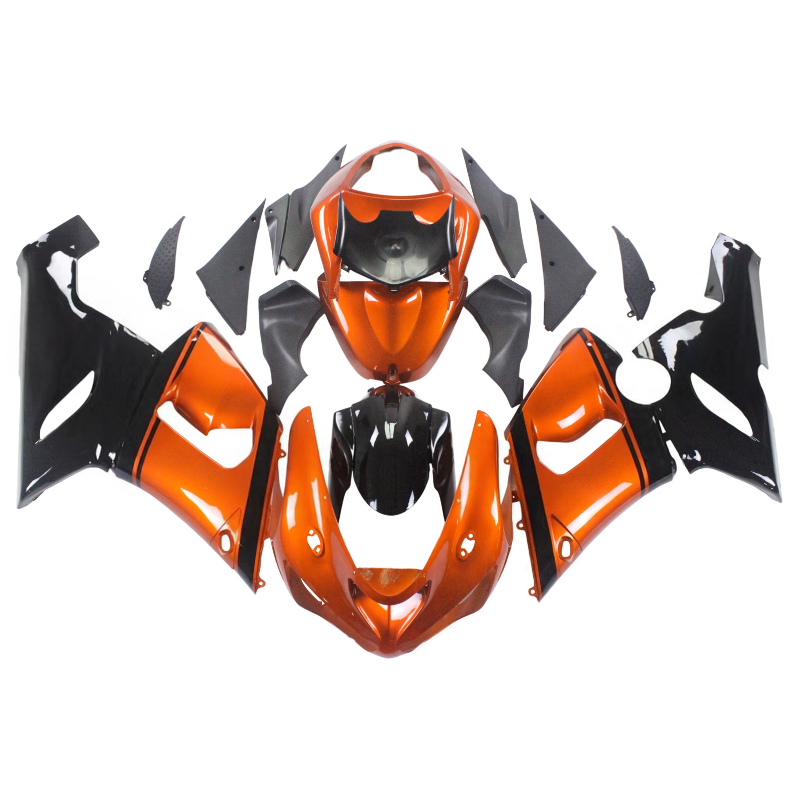 Kit de carénage Amotopart pour Kawasaki ZX6R 636 2005-2006 Générique