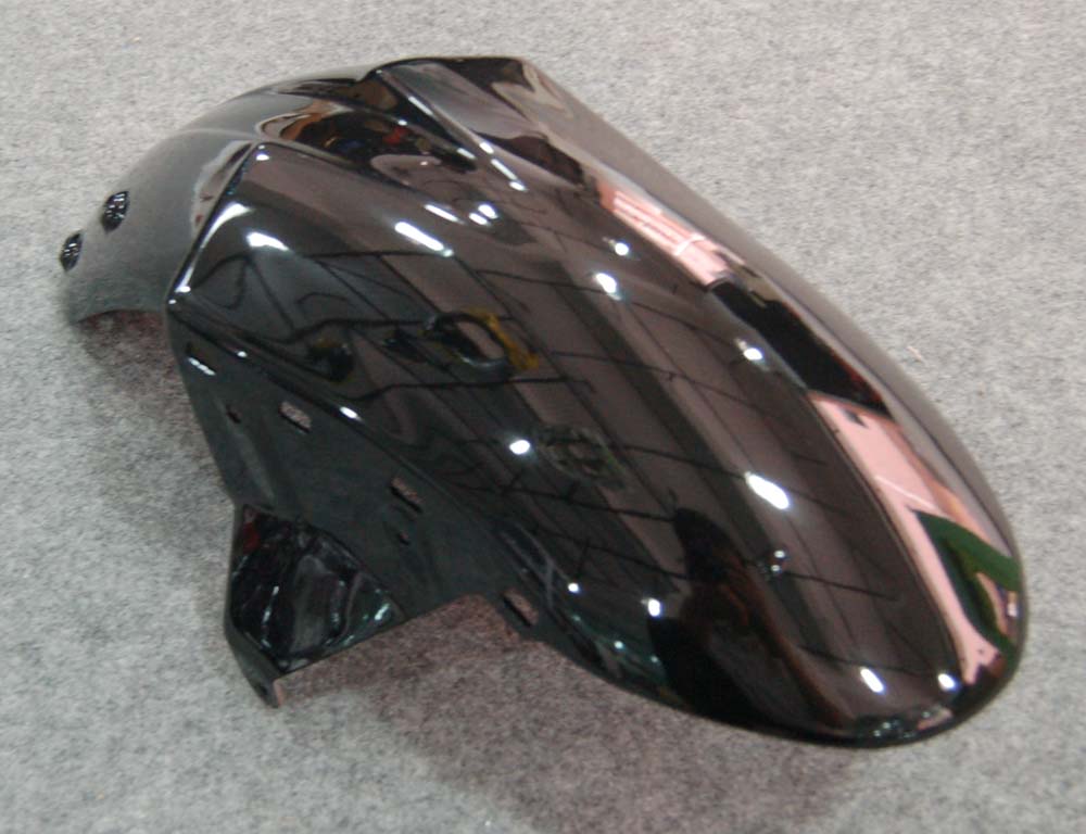 Carénages Amotopart 2007-2008 Kawasaki ZX6R ZX636 Black & Red Flame Ninja Generic