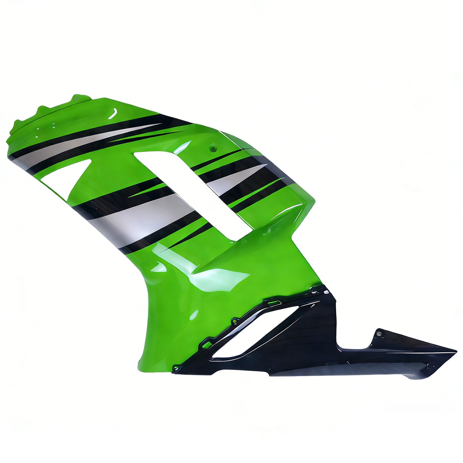 Carene Amotopart 2007-2008 Kawasaki ZX6R ZX636 Verde Nero Argento Ninja ZX6R Generico