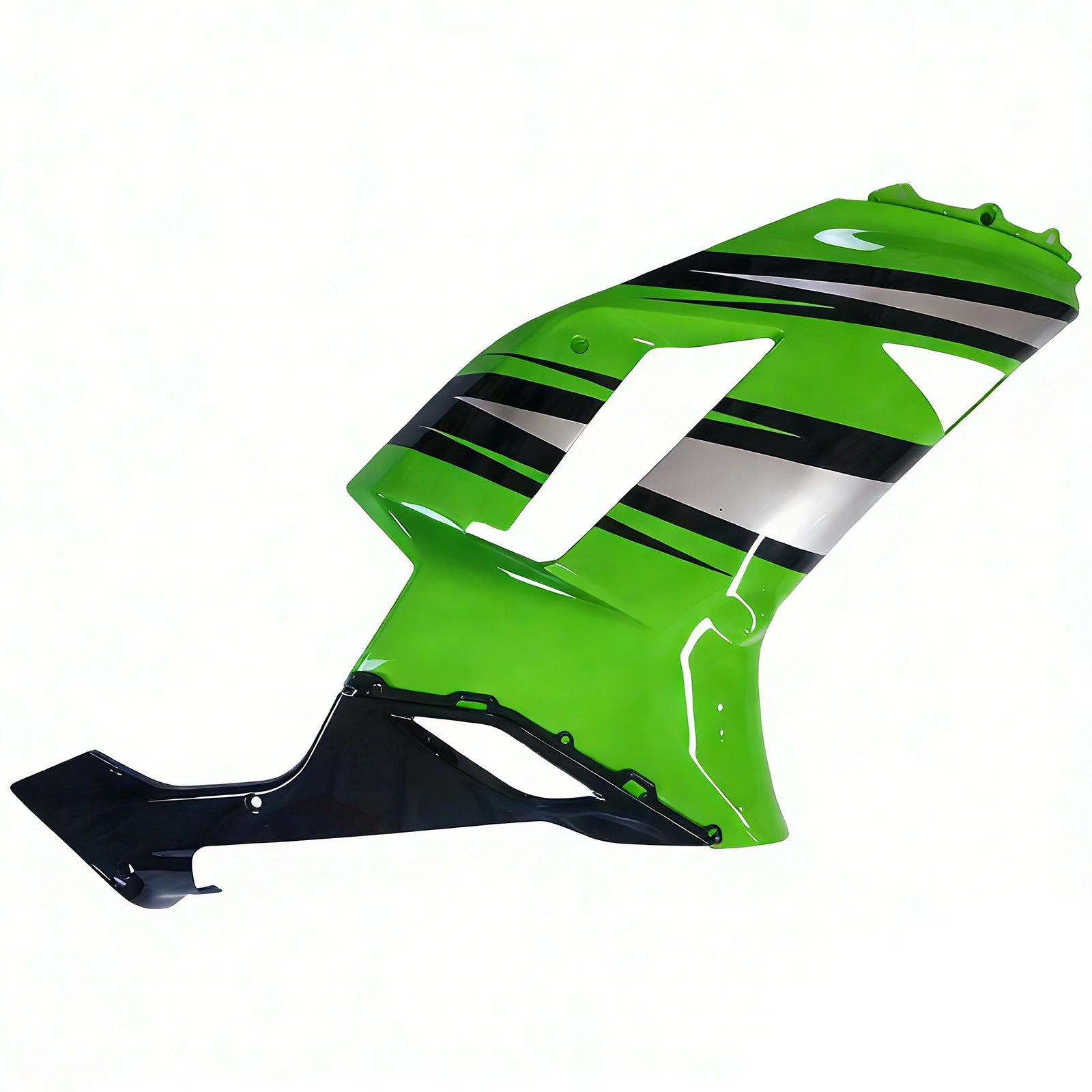 Carene Amotopart 2007-2008 Kawasaki ZX6R ZX636 Verde Nero Argento Ninja ZX6R Generico