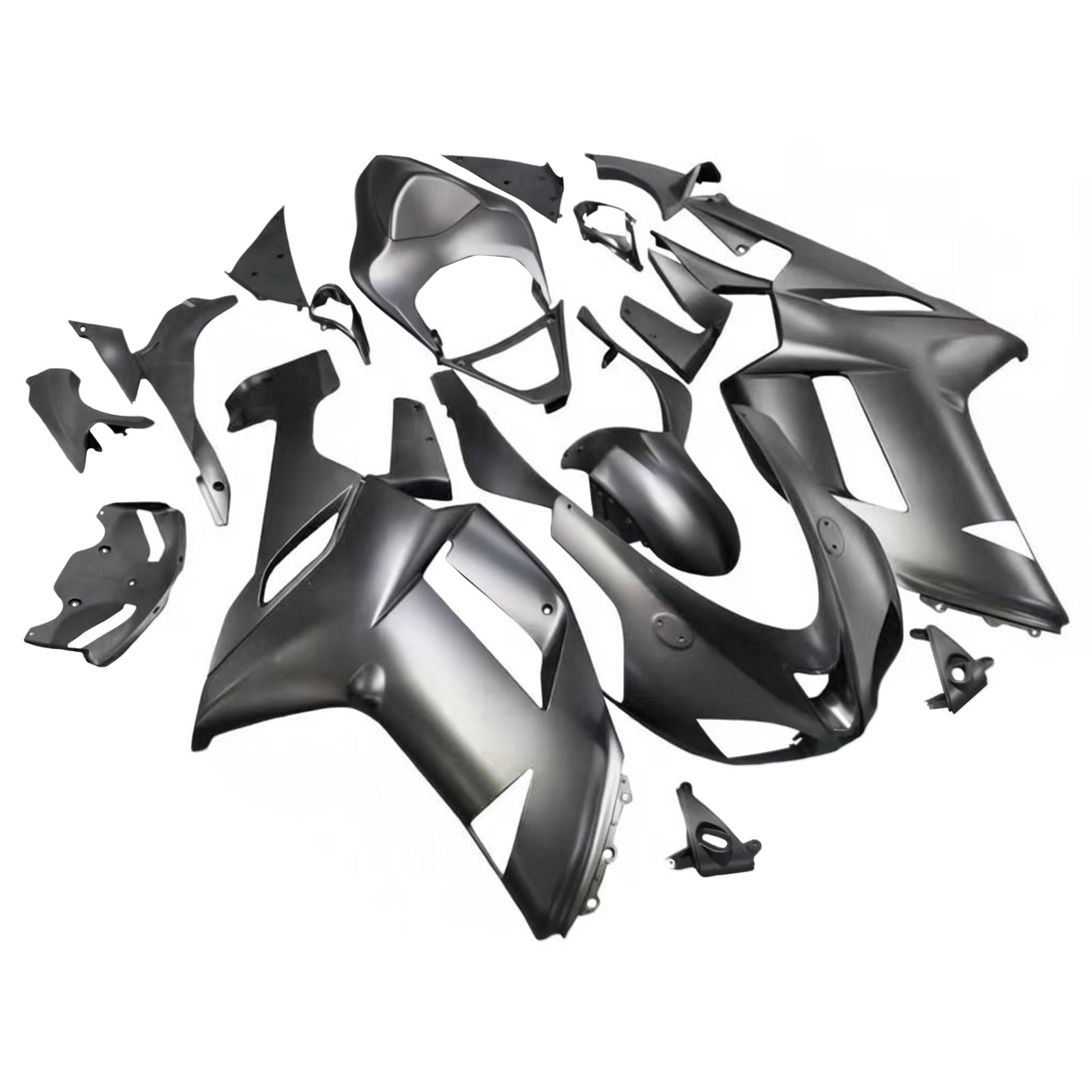 Amotopart Kawasaki ZX6R 636 2007-2008 ABS muovinen korin suojasarja