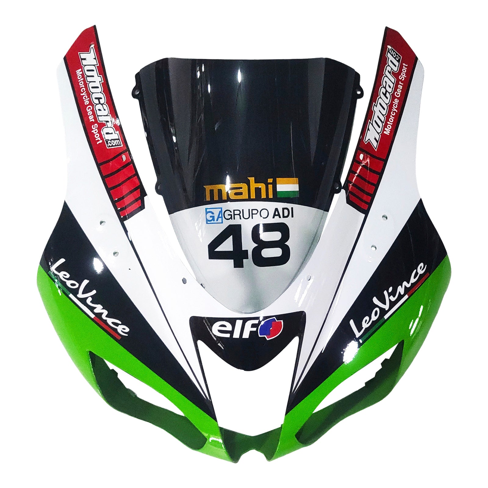 Amotopart Kawasaki ZX6R 636 2007-2008 Kit Carrosserie Plastic ABS