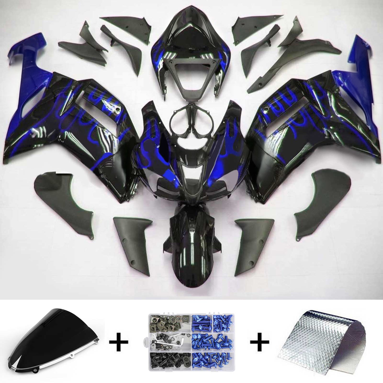 Amotopart kuipset voor Kawasaki ZX6R 636 2007-2008 generiek
