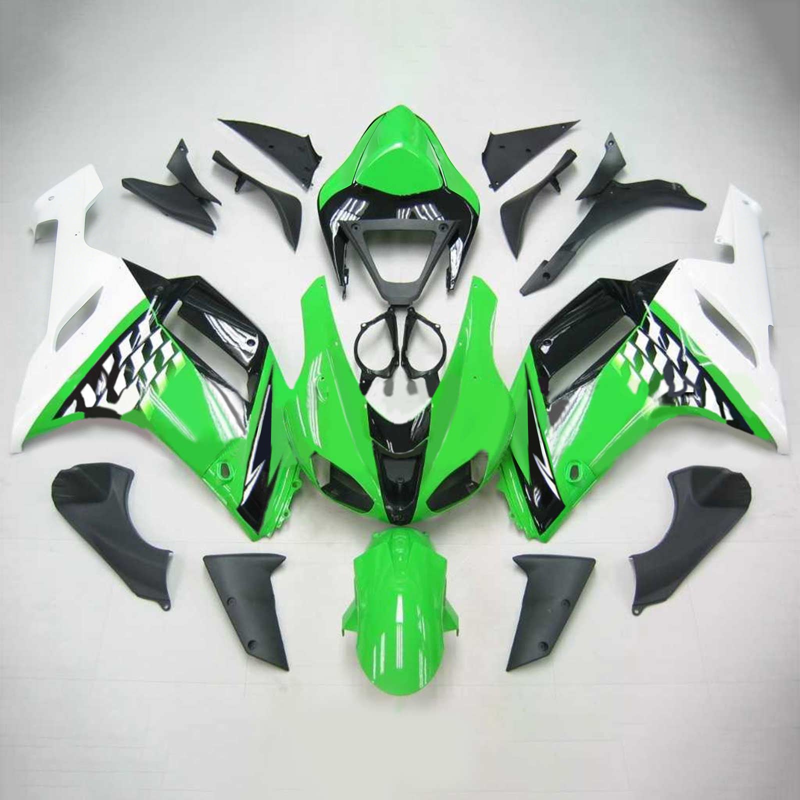 Kit de carénage Amotopart pour Kawasaki ZX6R 636 2007-2008 générique