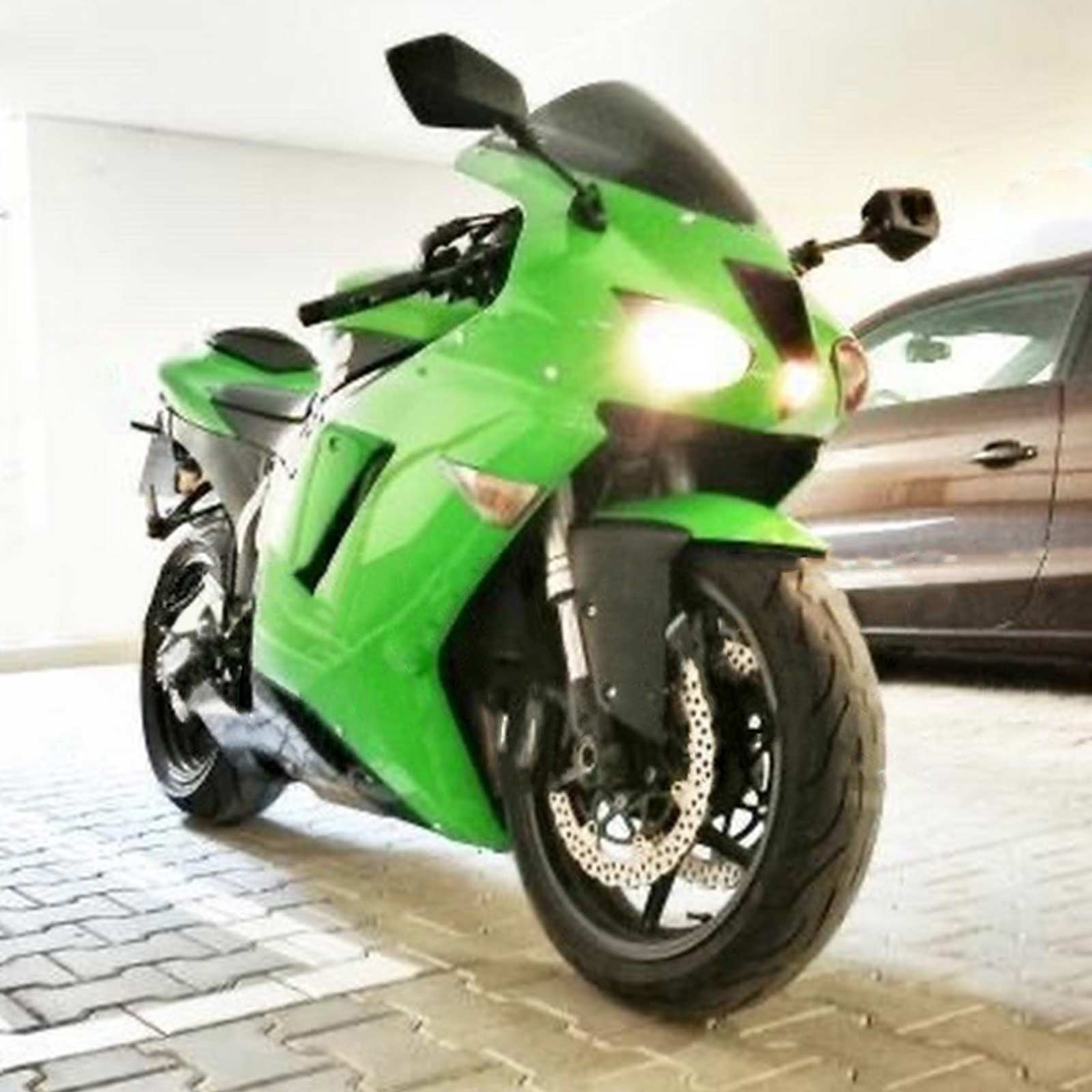 Kit de carenado Amotopart para Kawasaki ZX6R 636 2007-2008 Generic