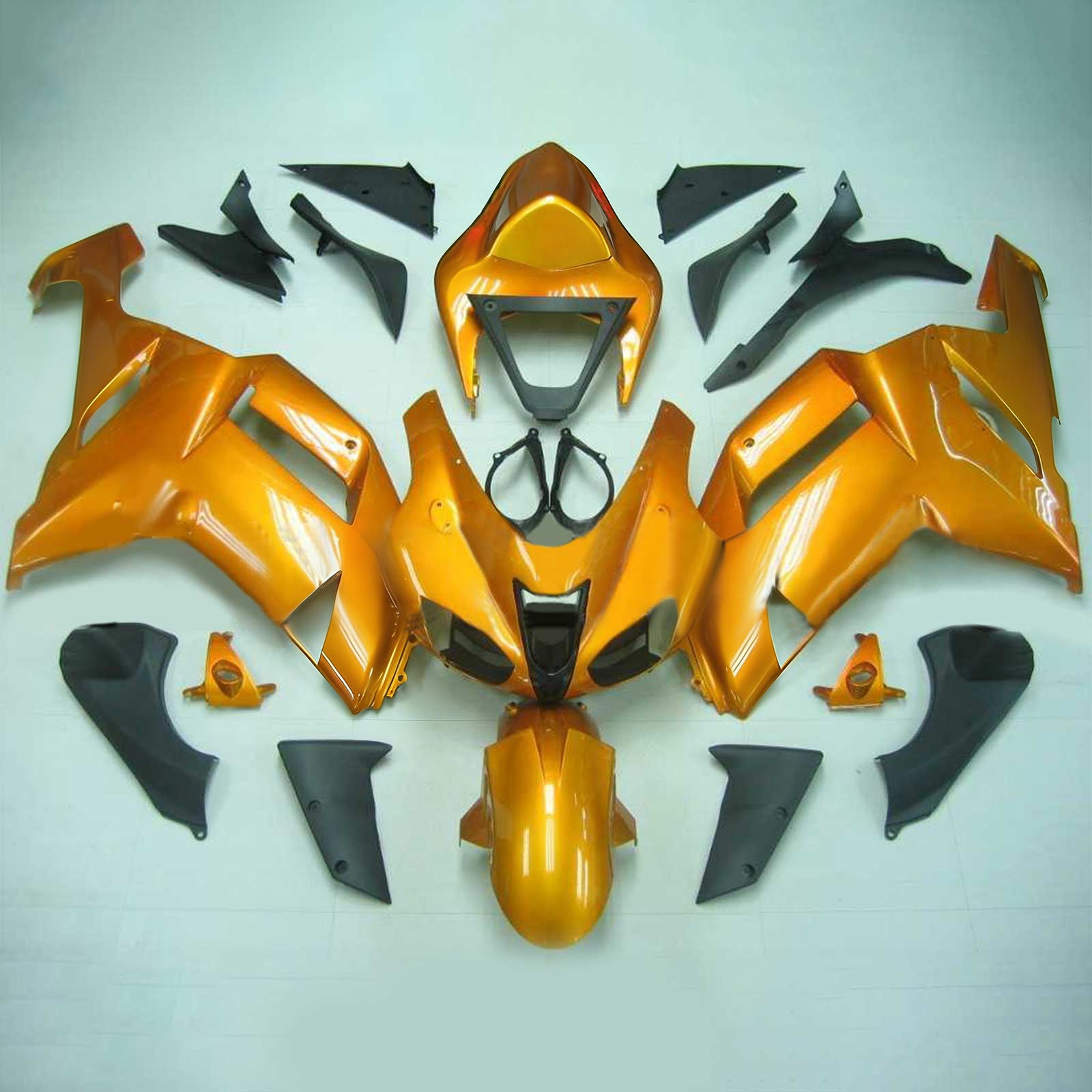 Kit de carénage Amotopart pour Kawasaki ZX6R 636 2007-2008 générique