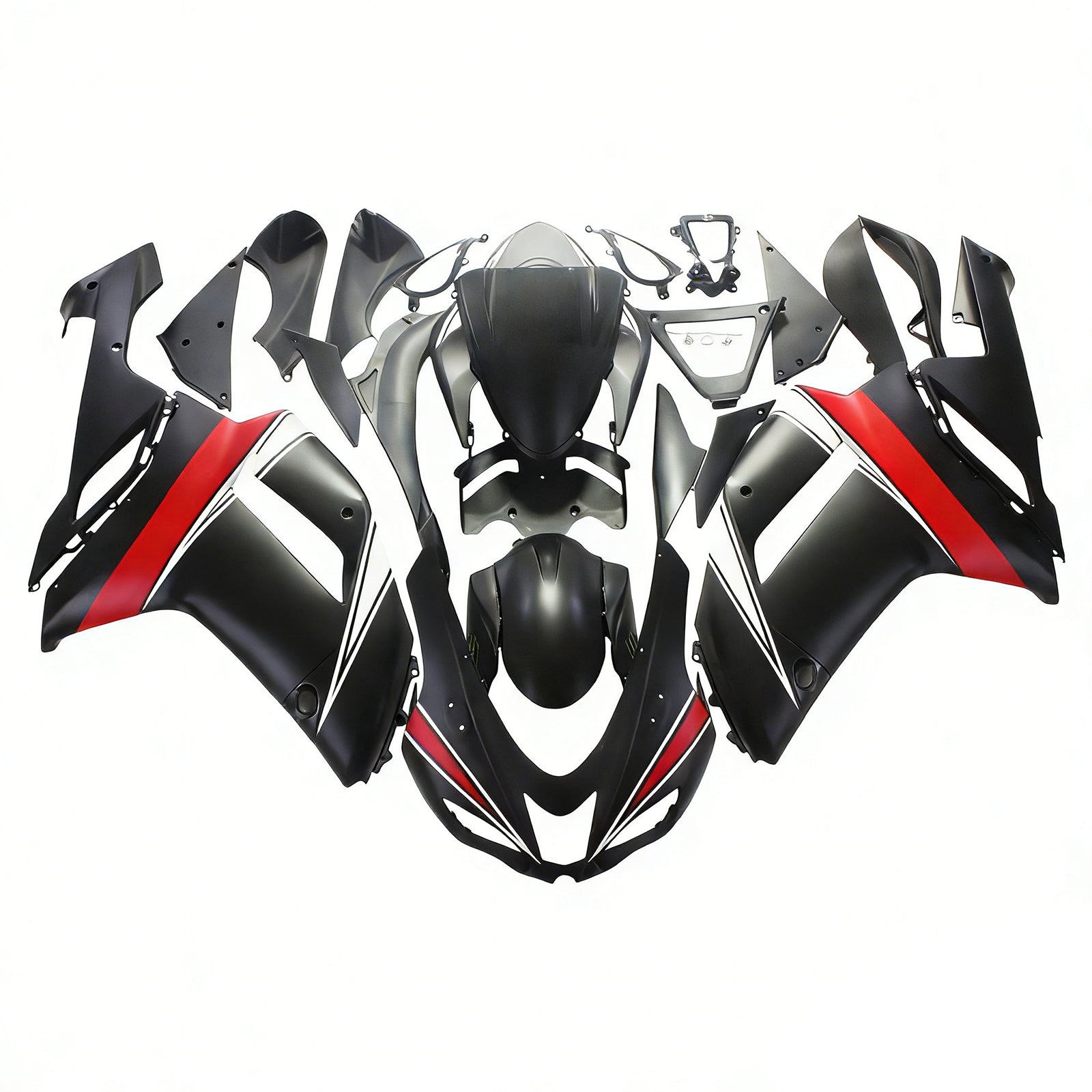 Kit de carénage Amotopart pour Kawasaki ZX6R 636 2007-2008 générique