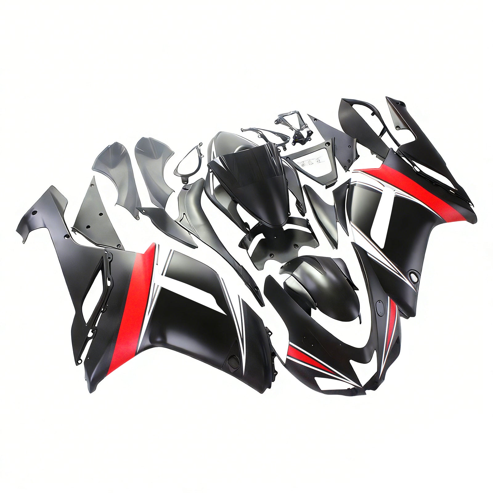 Kit de carénage Amotopart pour Kawasaki ZX6R 636 2007-2008 générique