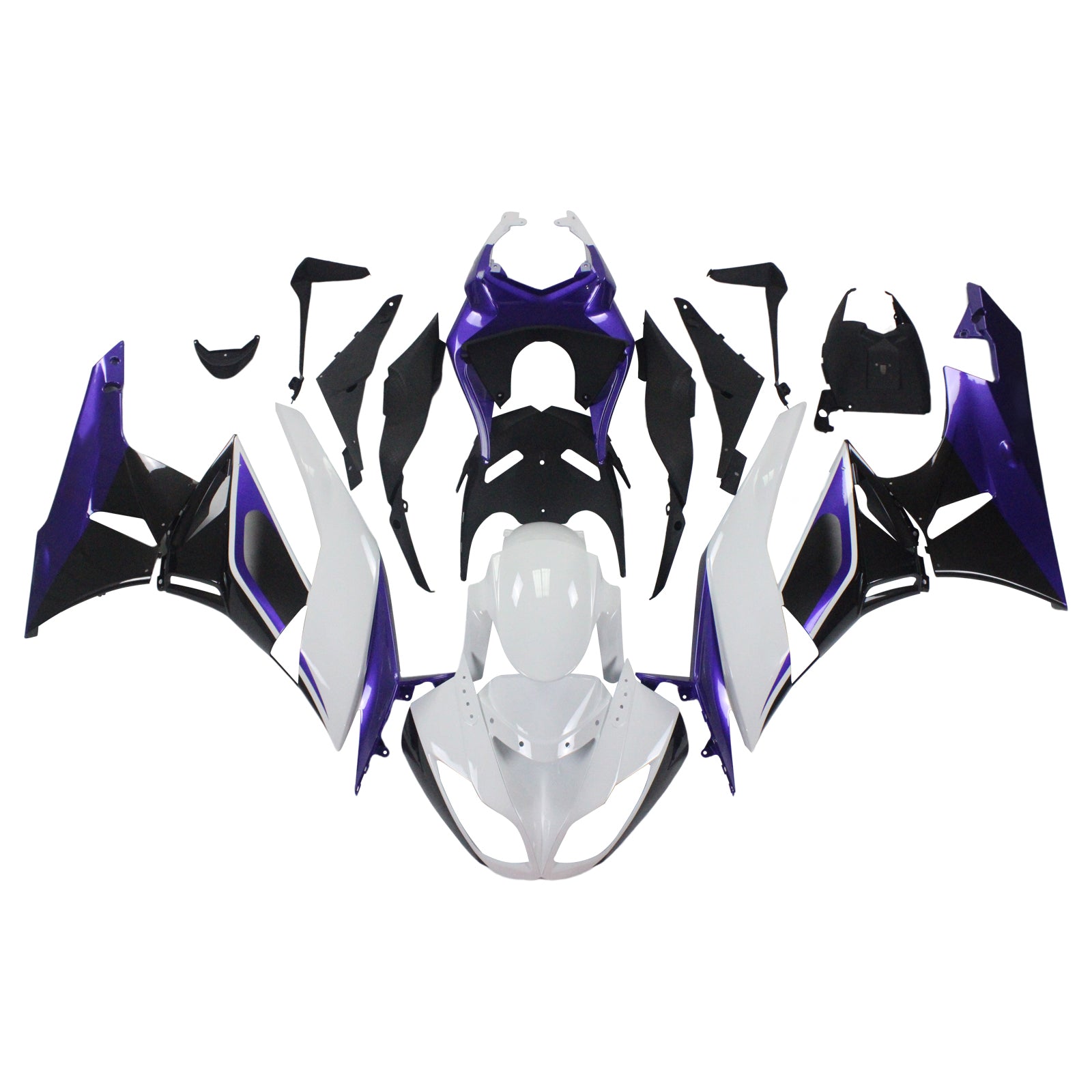Kit de carénage Amotopart pour Kawasaki ZX6R 636 2009-2012 Générique
