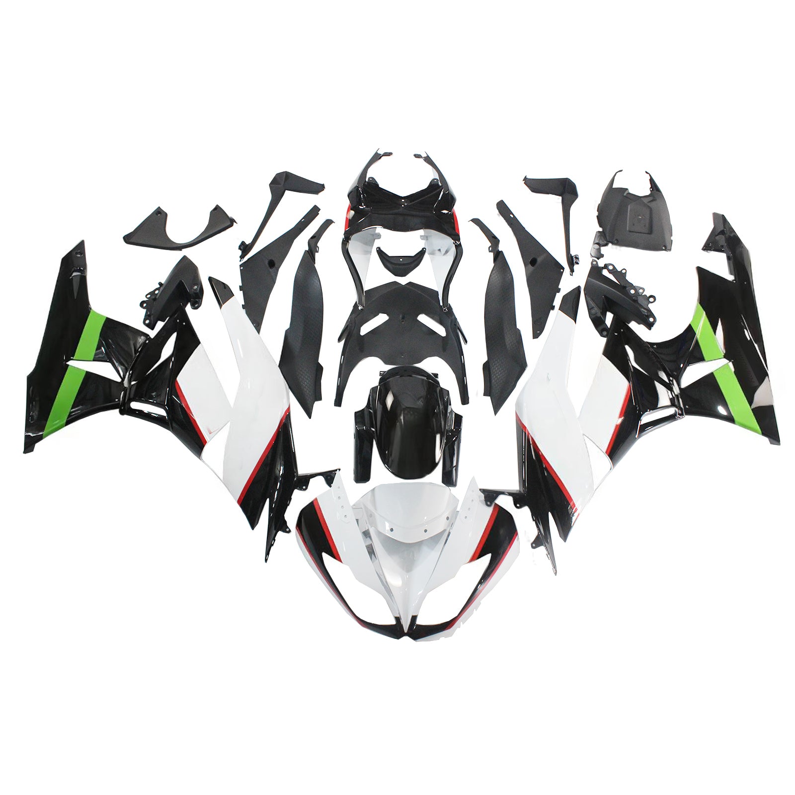 Kit de carénage Amotopart pour Kawasaki ZX6R 636 2009-2012 Générique