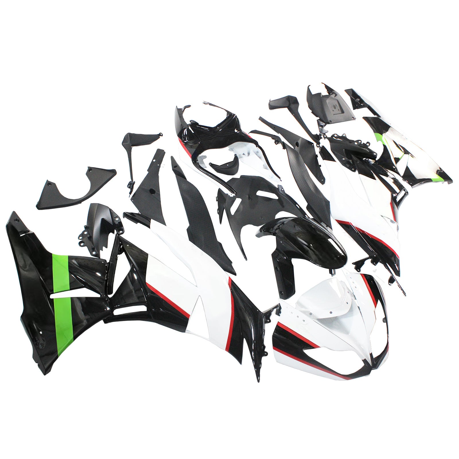 Kit de carénage Amotopart pour Kawasaki ZX6R 636 2009-2012 Générique