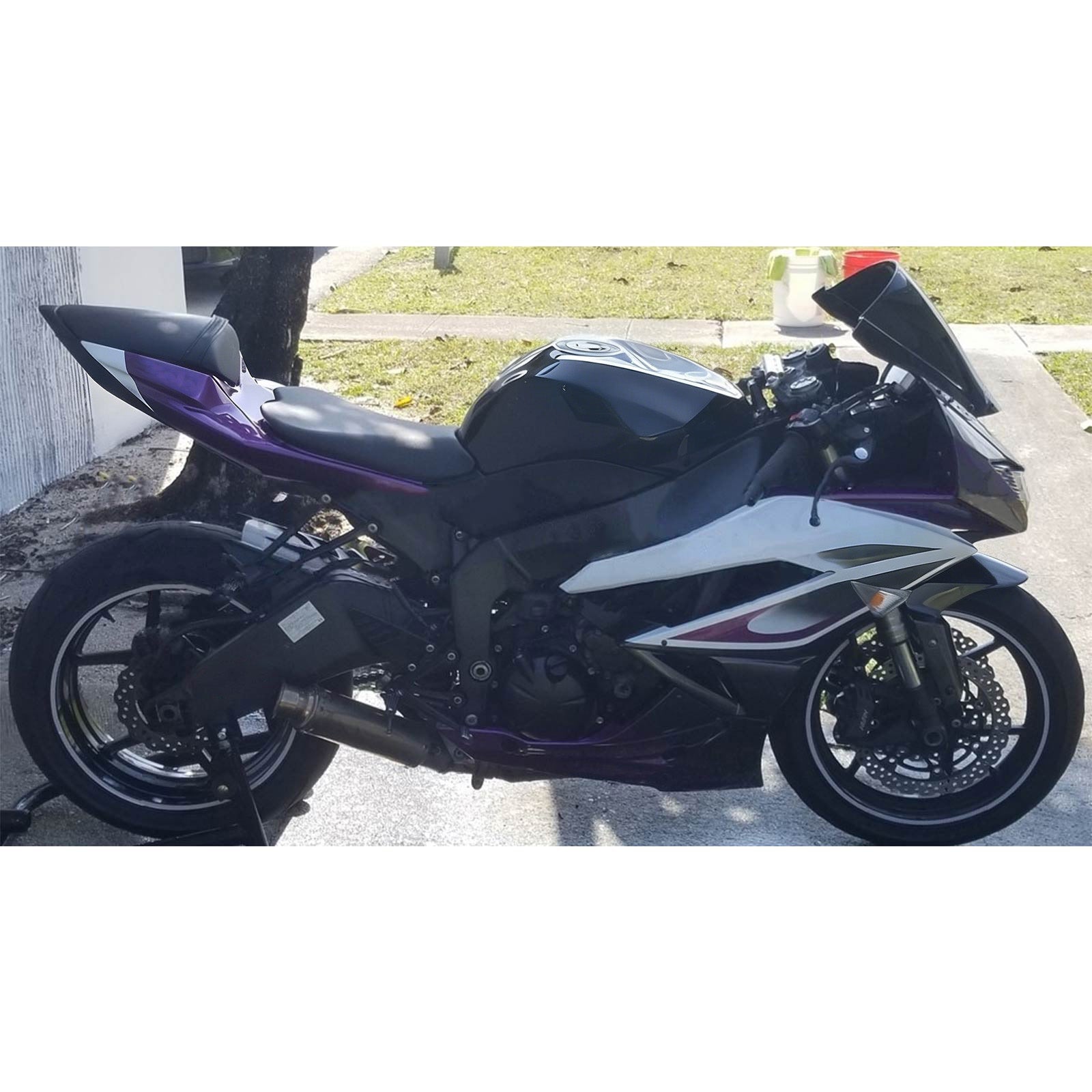 Kit de carénage Amotopart pour Kawasaki ZX6R 636 2009-2012 Générique