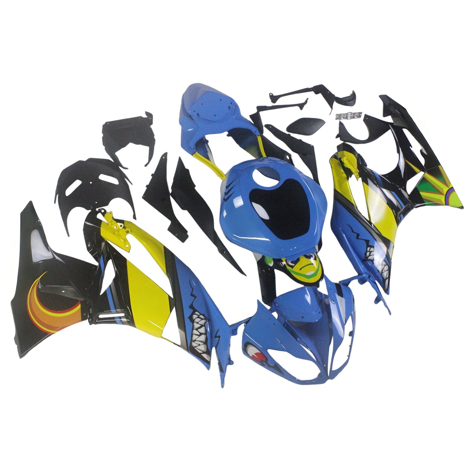 Injection Fairing Kit Bodywork Plastic ABS fit For Kawasaki ZX6R 636 2009-2012