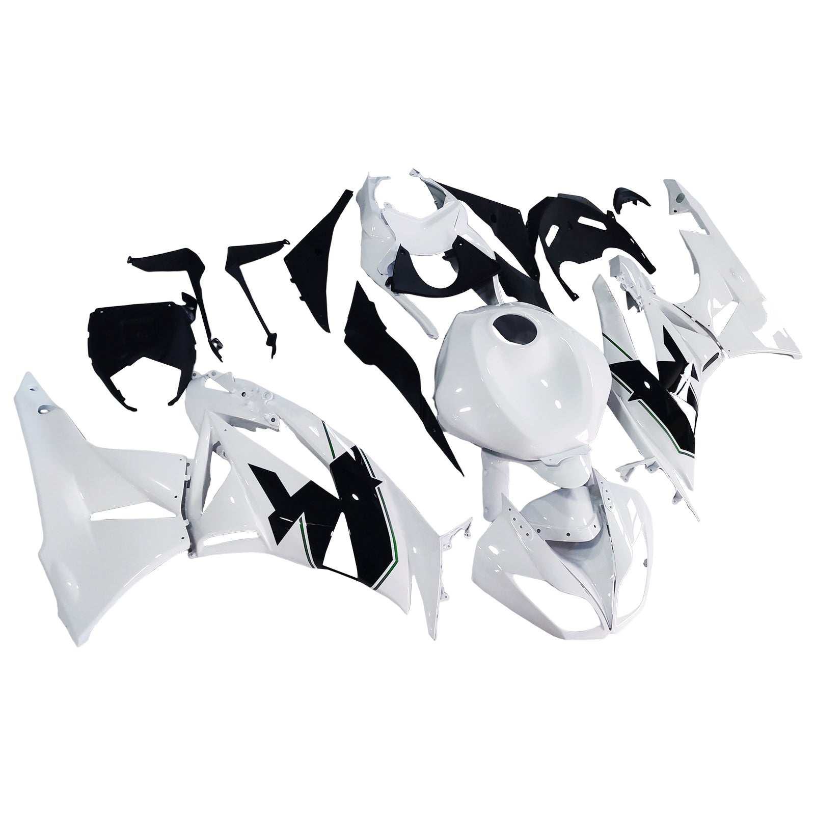 Kawasaki ZX6R 636 2009-2012 ABS-muovinen Fairing Kit