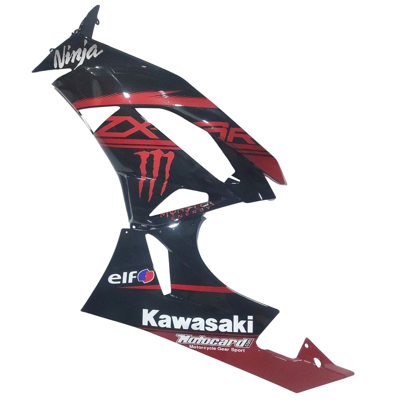 Amotopart Kawasaki ZX6R 636 2009-2012 Kit Carroserie Plastic ABS