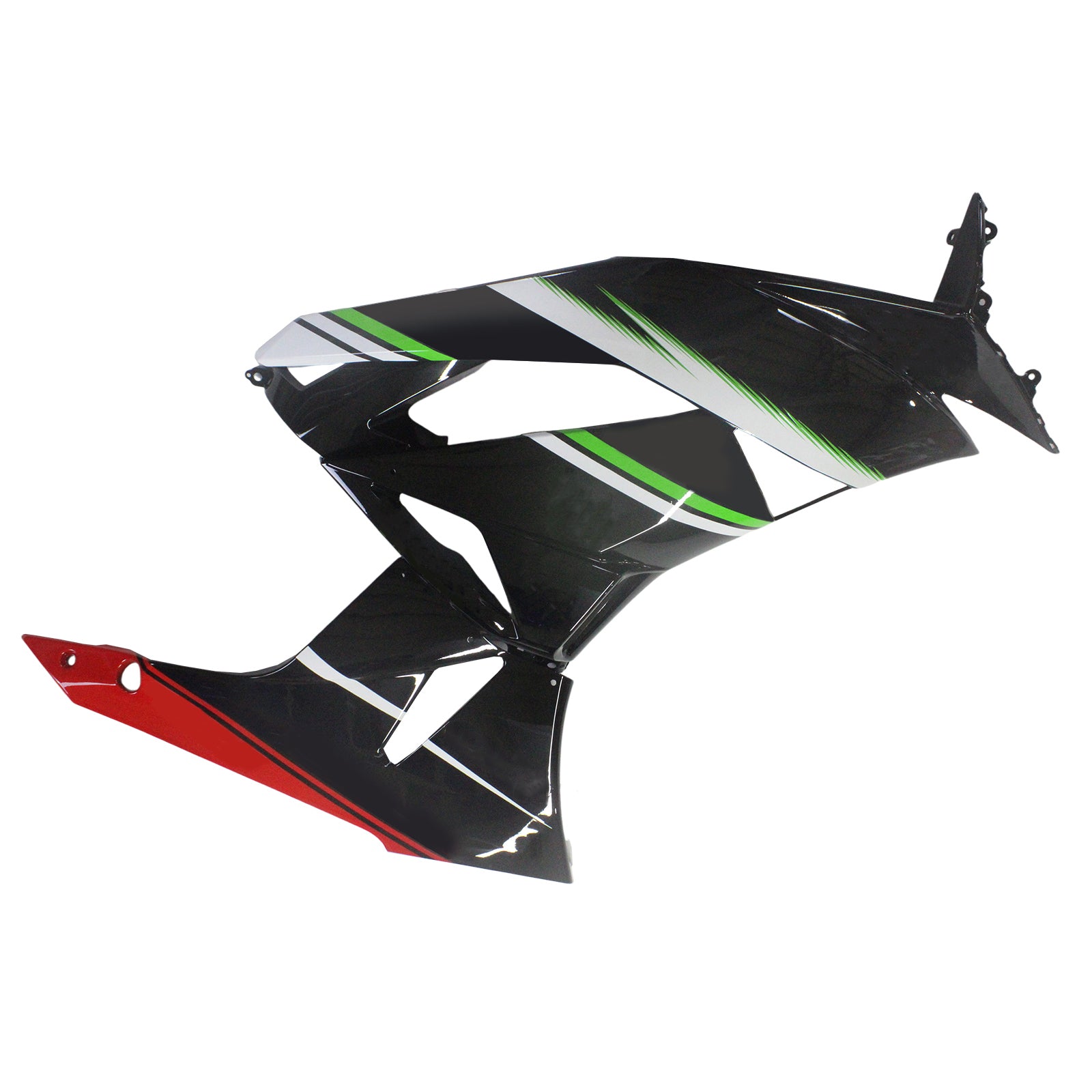 Amotopart Kawasaki ZX6R 636 2009-2012 Zestaw Carroserie Plastic ABS