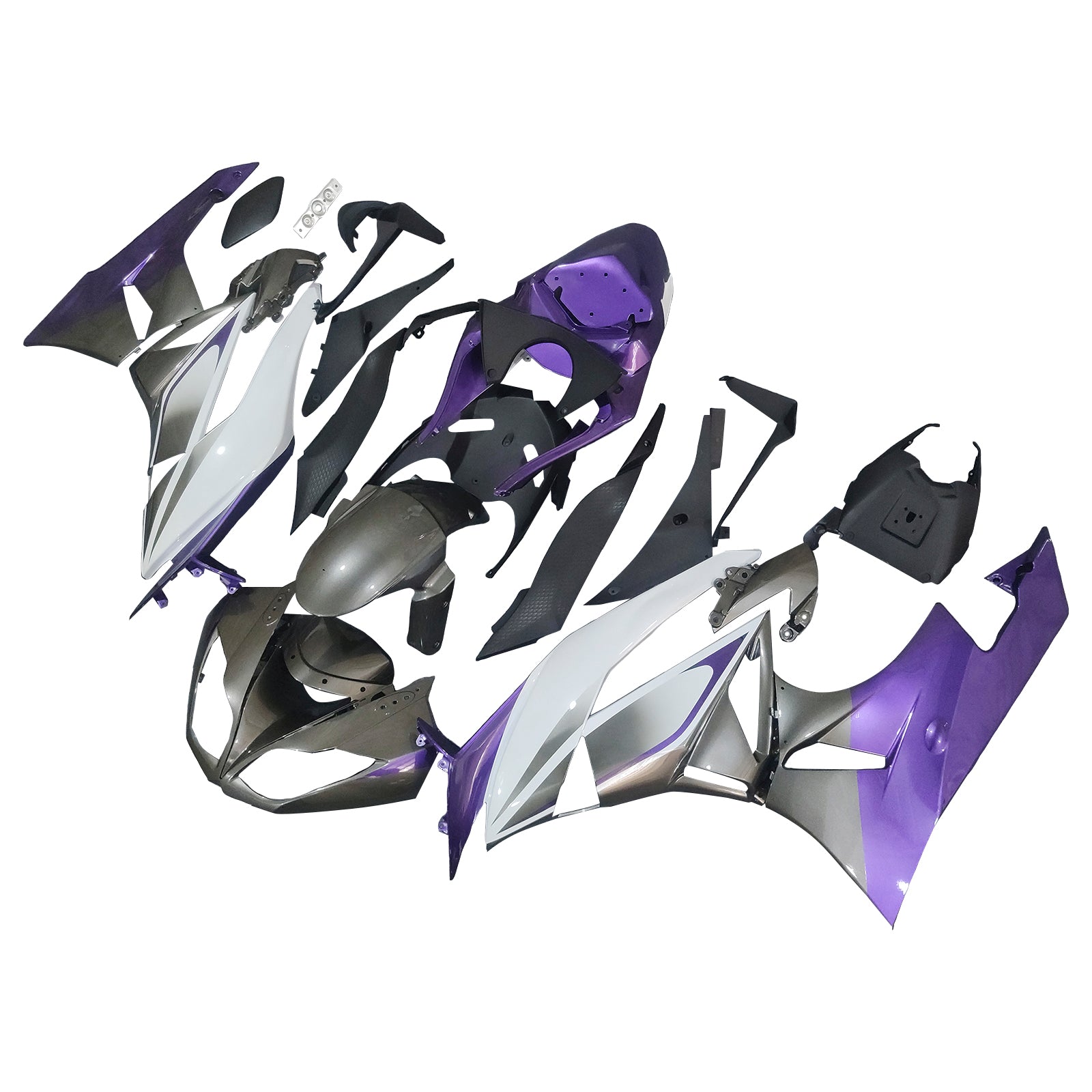 Amotopart Kawasaki ZX6R 636 2009-2012 ABS kunststof carrosseriekuipset