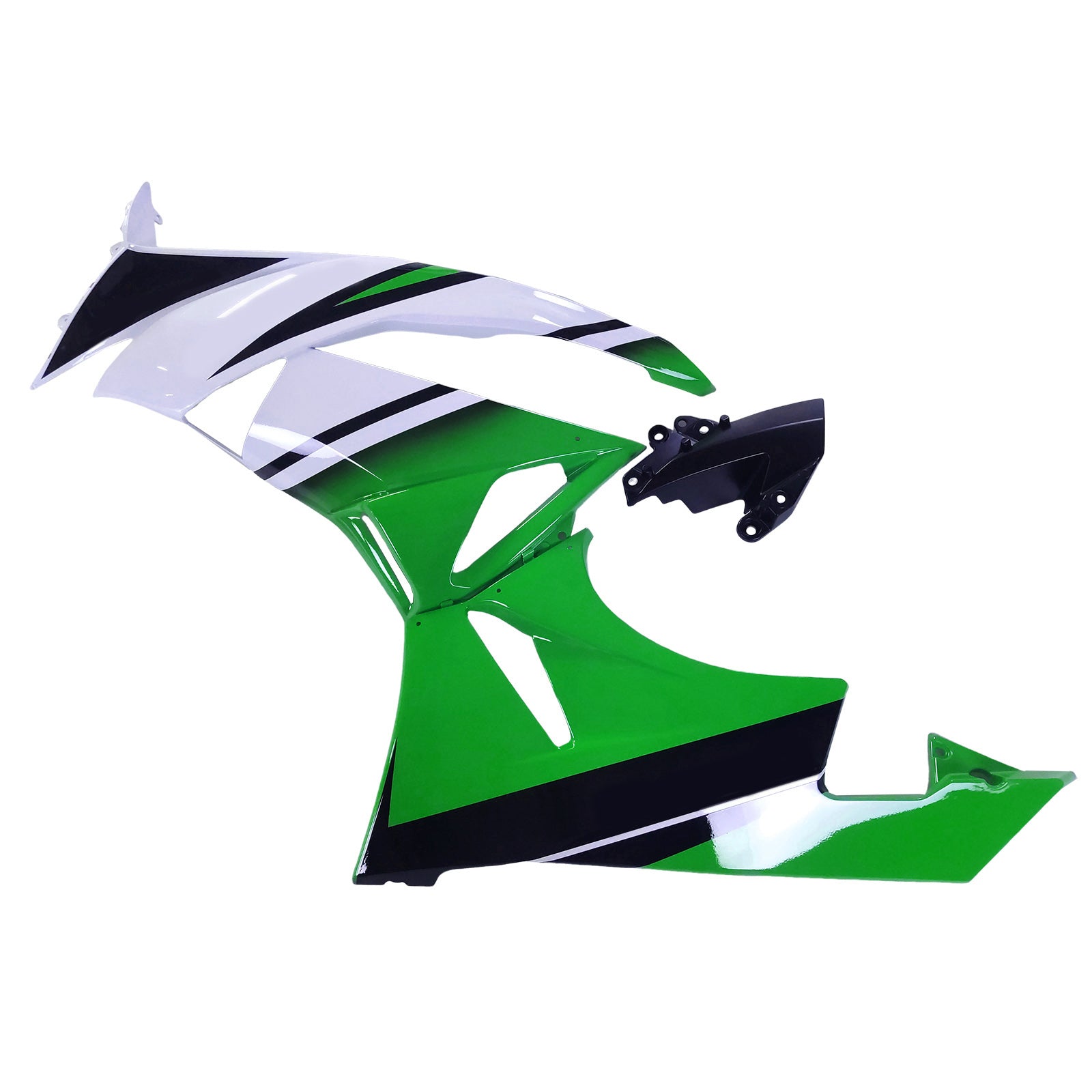 Amotopart Kawasaki ZX6R 636 2009-2012 Kit Carénage Carrosserie Plastique ABS