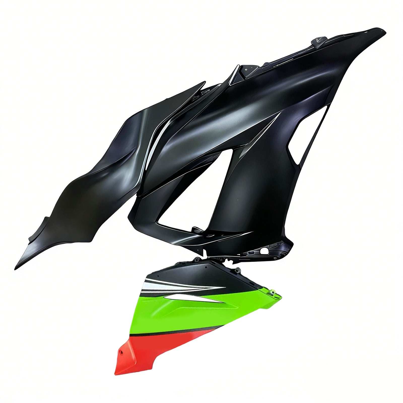 Amotopart Kawasaki ZX6R 636 2013-2018 Kit Carénage Carrosserie Plastique ABS