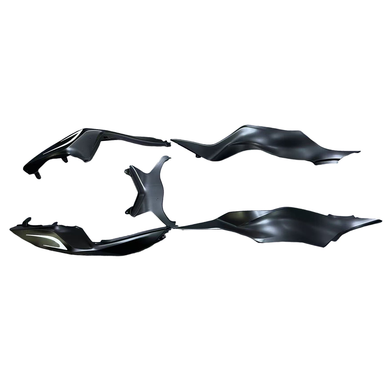 Amotopart Kawasaki ZX6R 636 2013-2018 Kit Carénage Carrosserie Plastique ABS