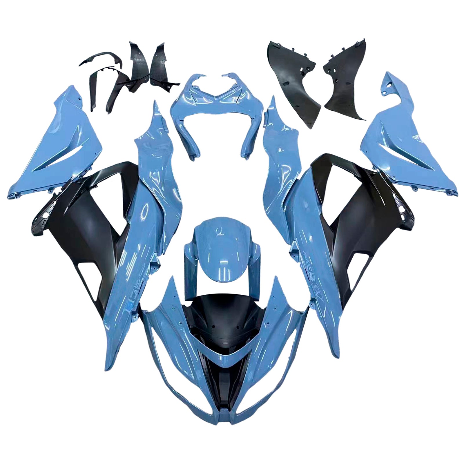 2013-2018 Kawasaki ZX6R 636 Kit de carénage d'injection carrosserie plastique ABS