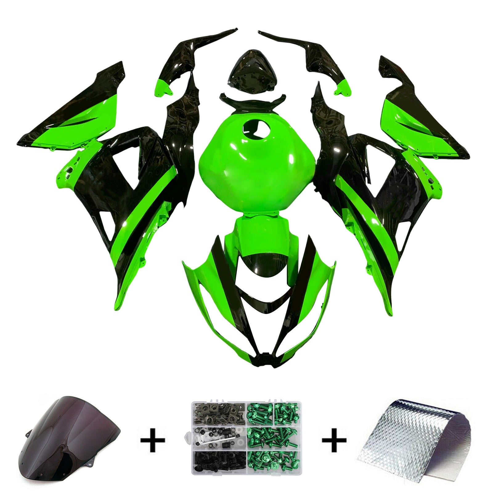 2013-2018 Kawasaki ZX6R 636 Kit de carénage d'injection carrosserie plastique ABS