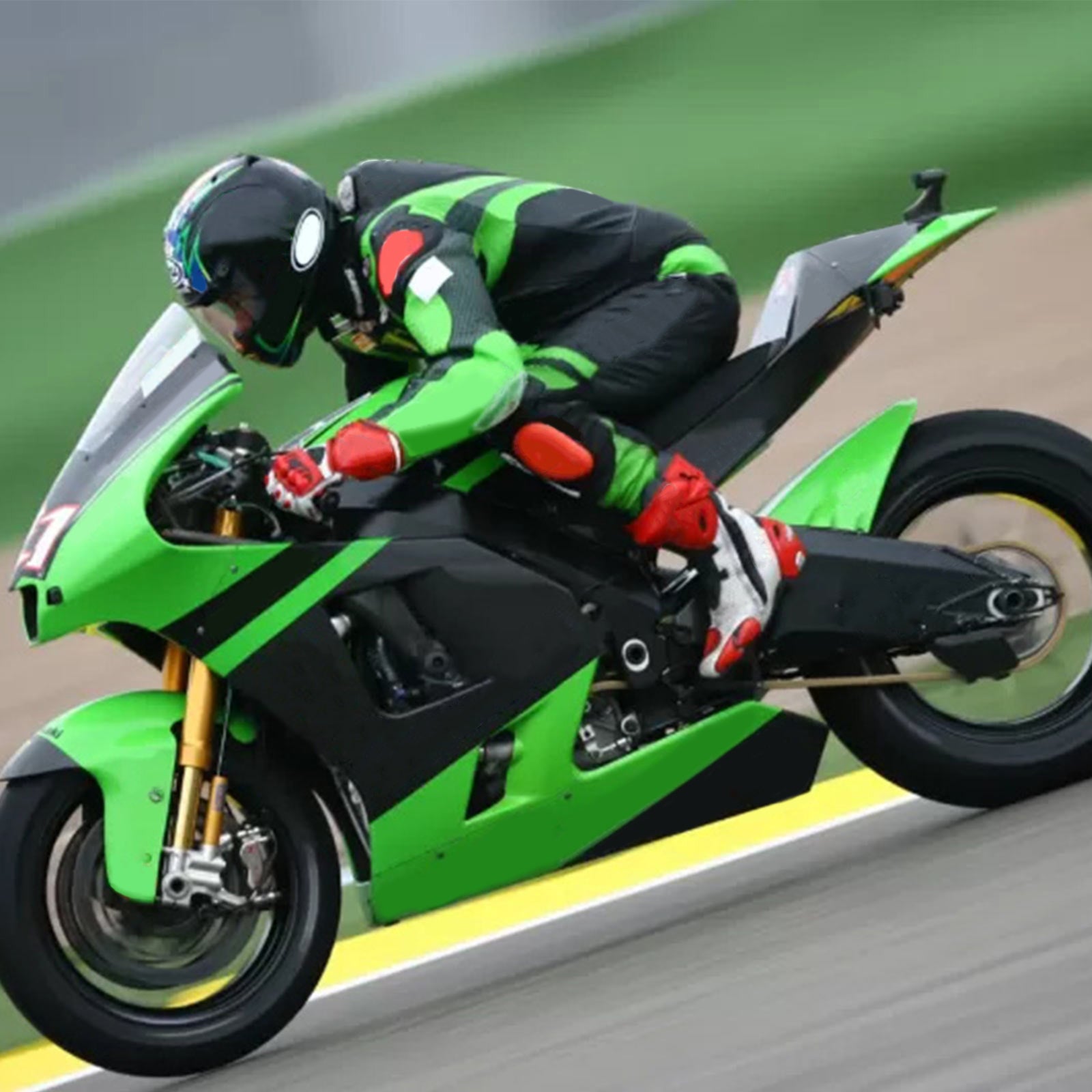 2013-2018 Kawasaki ZX6R 636 Kit de carénage d'injection carrosserie plastique ABS
