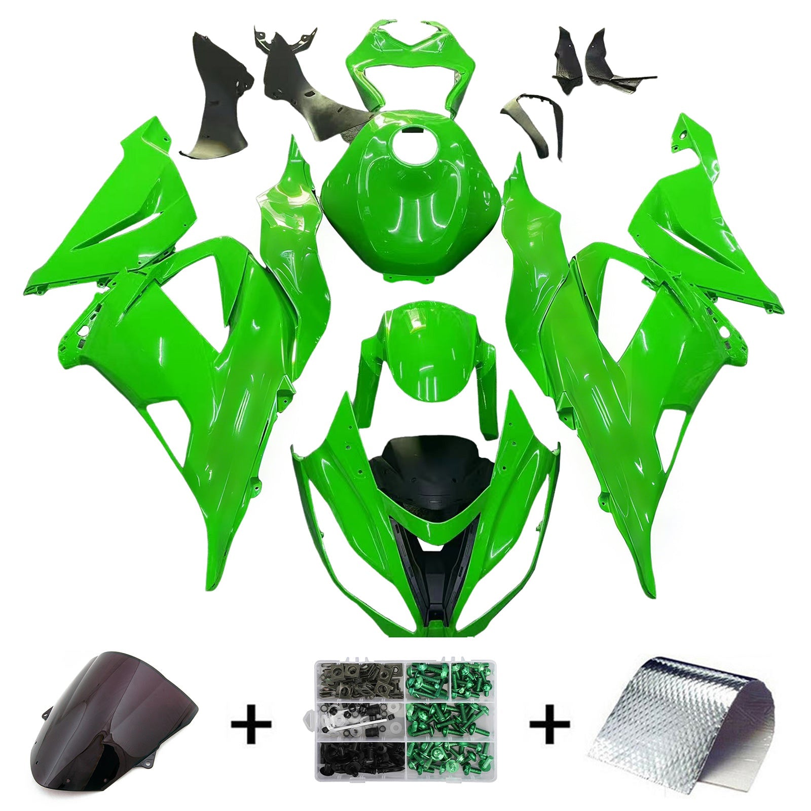 2013-2018 Kawasaki ZX6R 636 Zestaw owiewek wtryskowych Nadwozie z tworzywa ABS