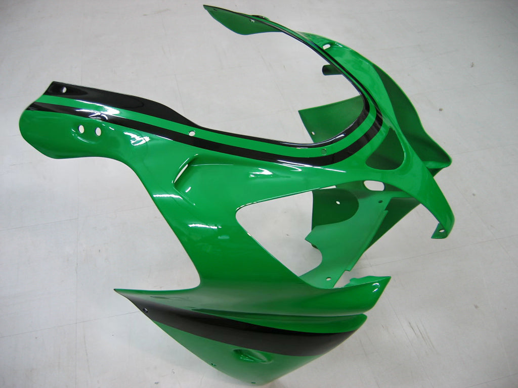 Amotopart Carénages 2000-2001 Kawasaki ZX 9R Vert Noir No.14 ZX9R Générique