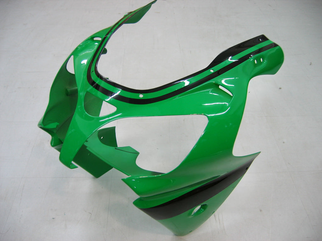 Amotopart Carénages 2000-2001 Kawasaki ZX 9R Vert Noir No.14 ZX9R Générique