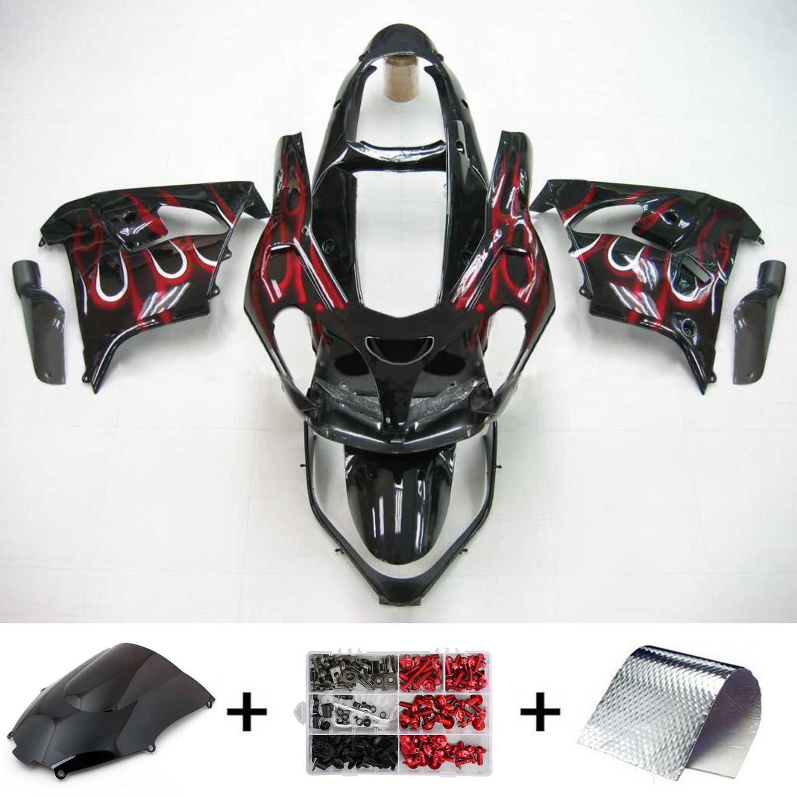 Amotopart suojasarja Kawasaki ZX9R 2000-2001 Genericille