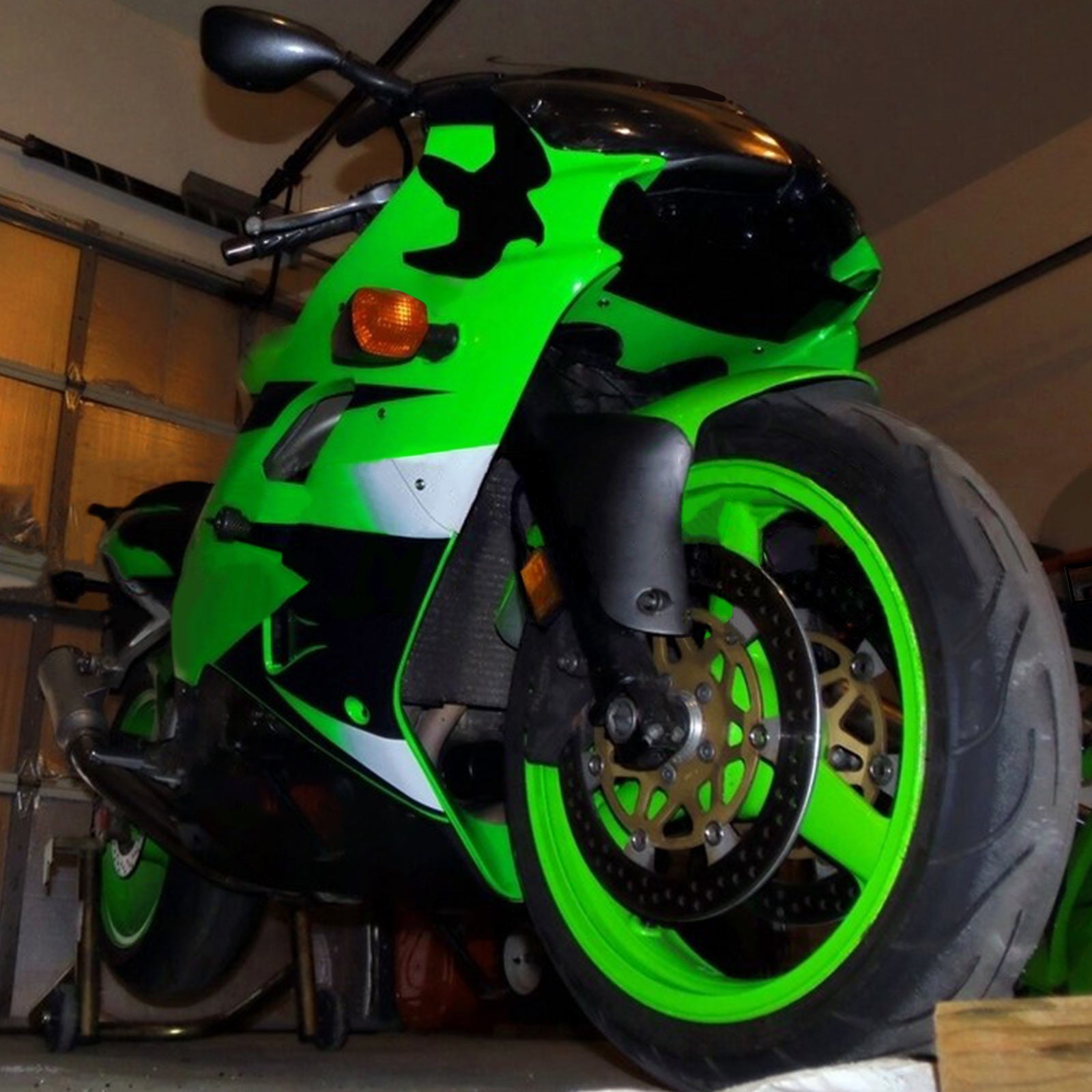 Kit carena Amotopart per Kawasaki ZX9R 2000-2001 Generico