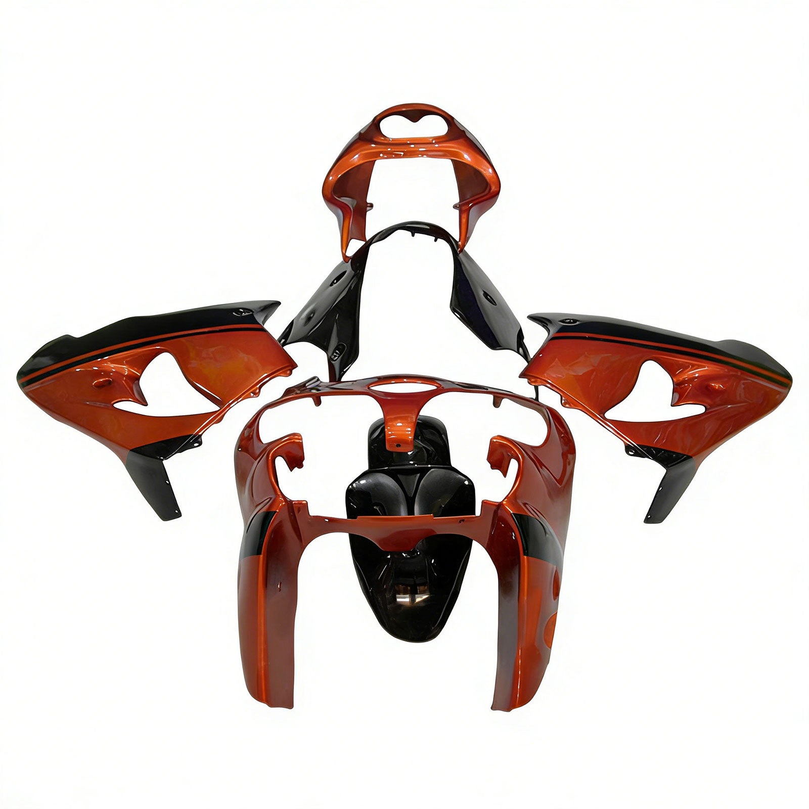 2000-2001 Kawasaki ZX9R Kit de carénage d'injection carrosserie plastique ABS