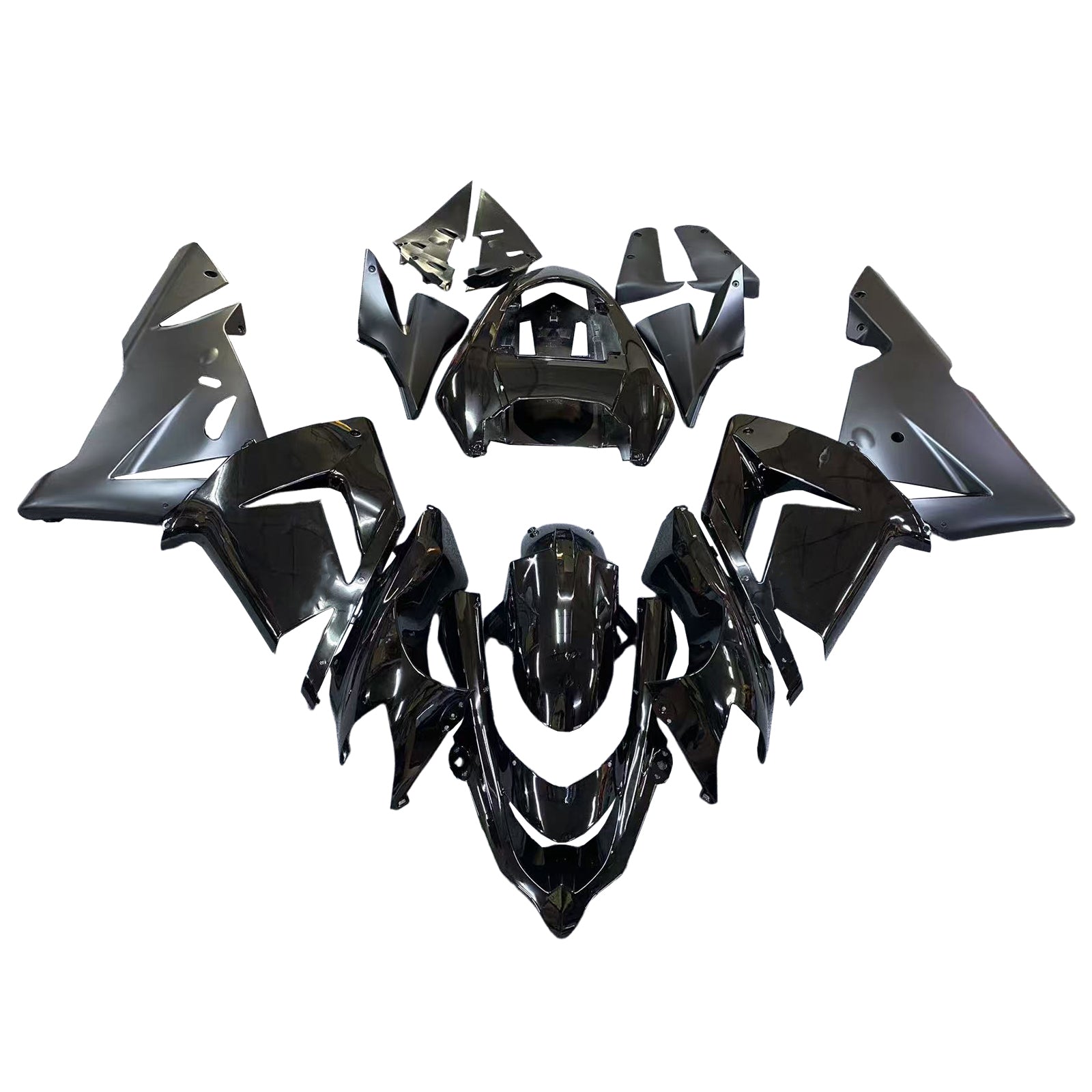 Carénages Amotopart 2004-2005 Kawasaki ZX 10R All Black Ninja Generic