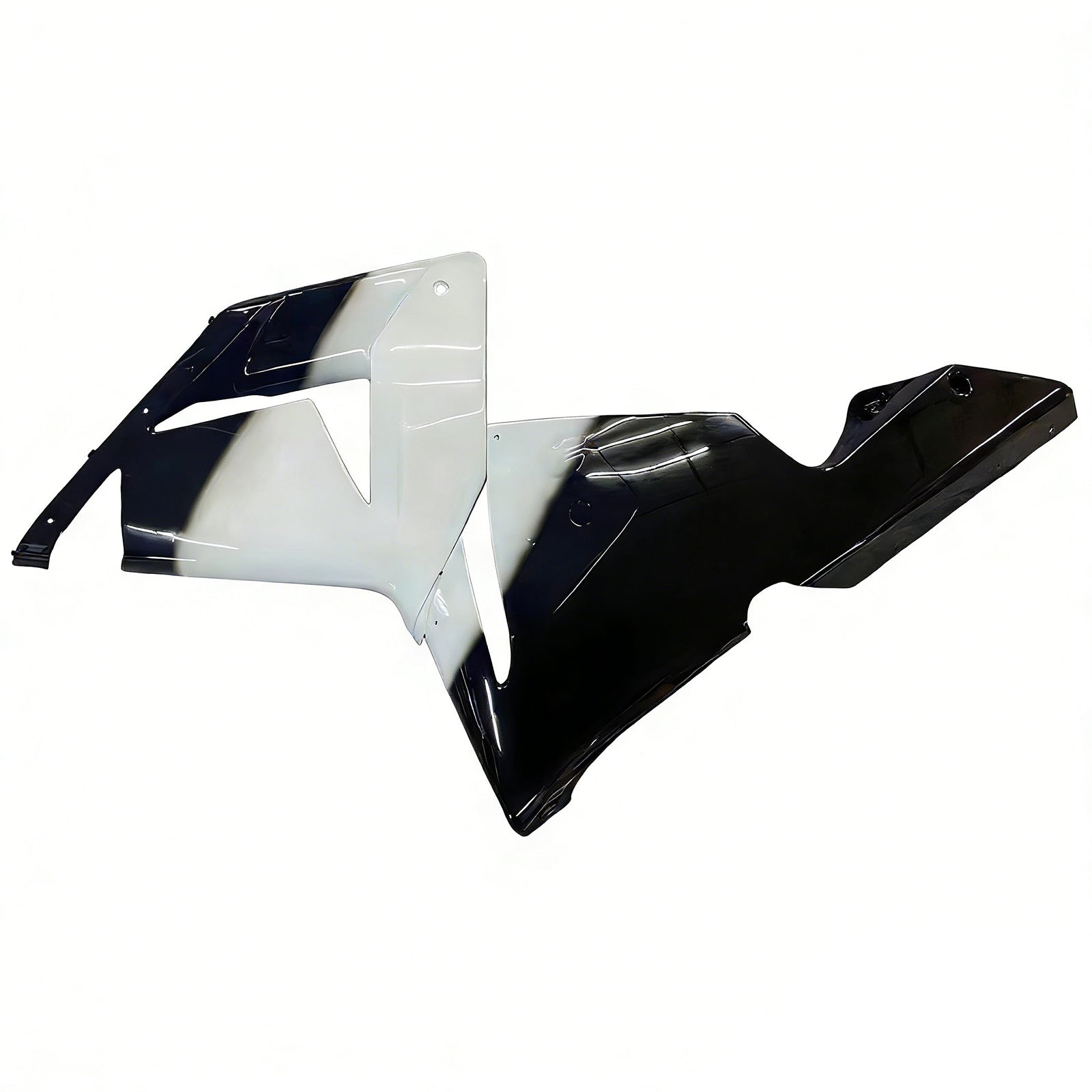 Carénages Amotopart 2004-2005 Kawasaki ZX 10R Noir Blanc West Ninja Generic