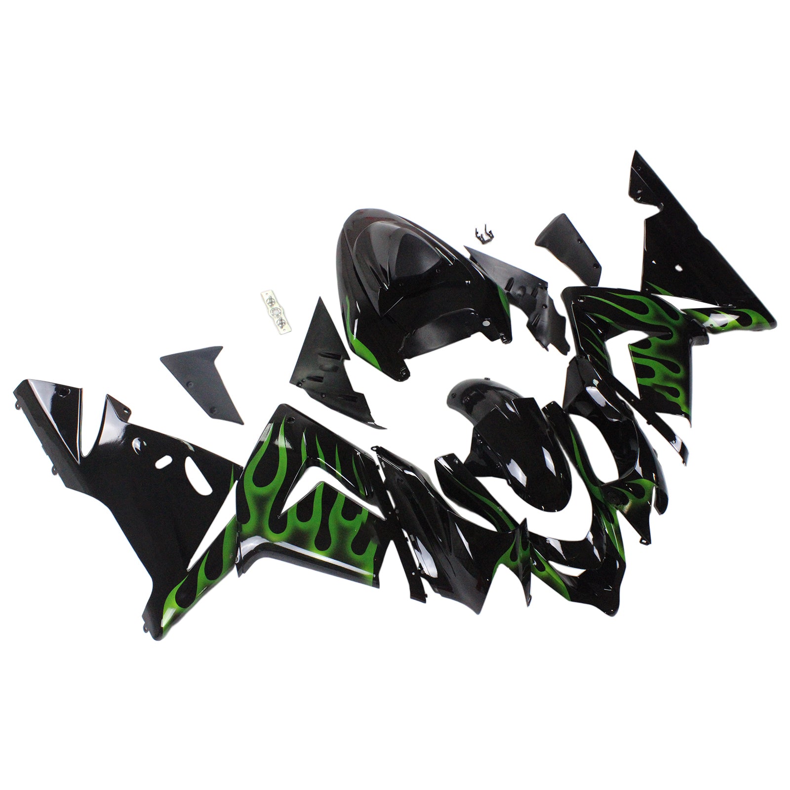Kit de carénage Amotopart pour Kawasaki ZX10R 2004-2005 Générique