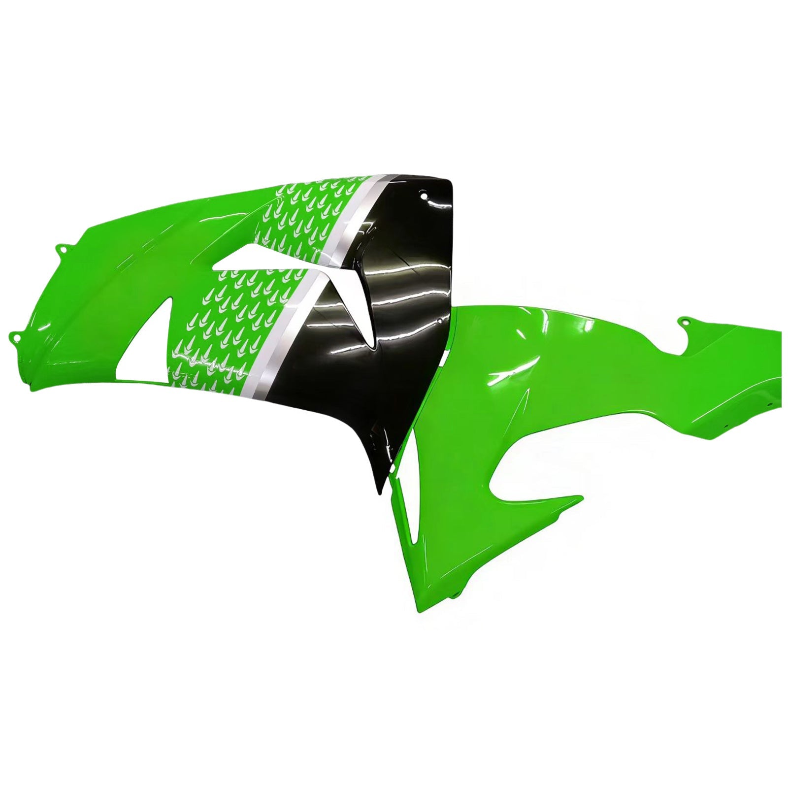 Carenados Amotopart 2006-2007 Kawasaki ZX 10R Verde Negro No.56 Nakano Genérico