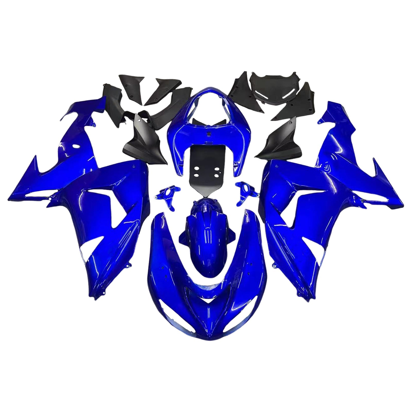 Carénages Amotopart 2006-2007 Kawasaki ZX 10R Bleu Ninja Generic