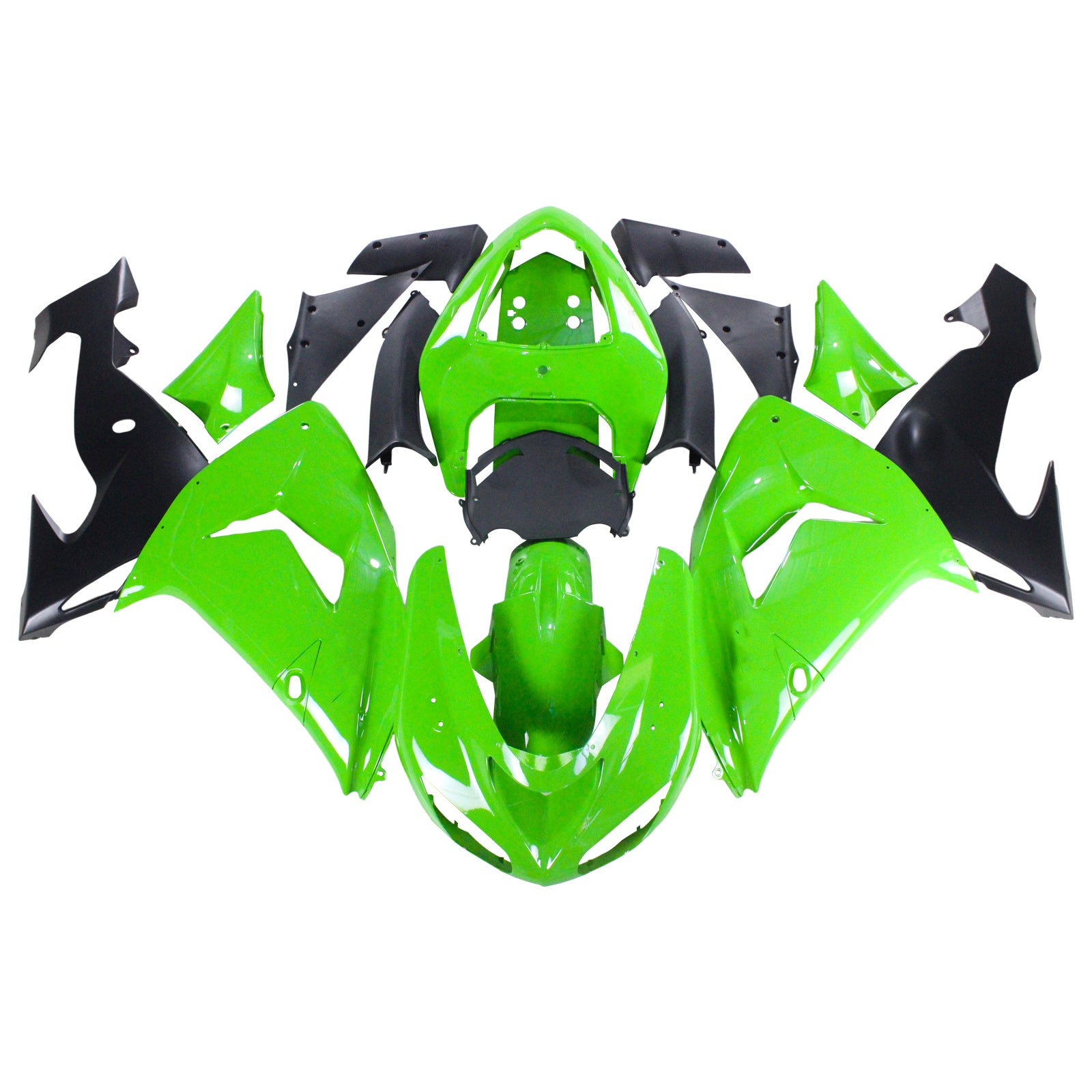 Kit di carenatura Amotopart per Kawasaki ZX10R 2006-2007 Generico