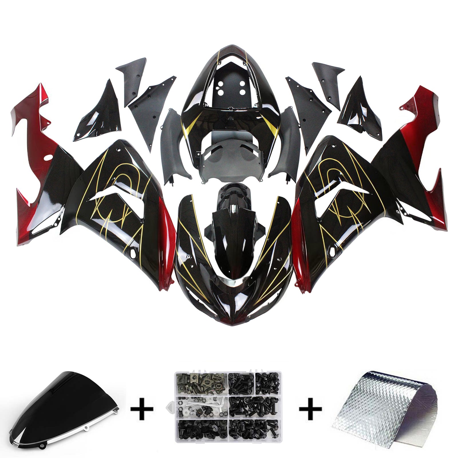 Amotopart suojasarja Kawasaki ZX10R 2006-2007 Generic